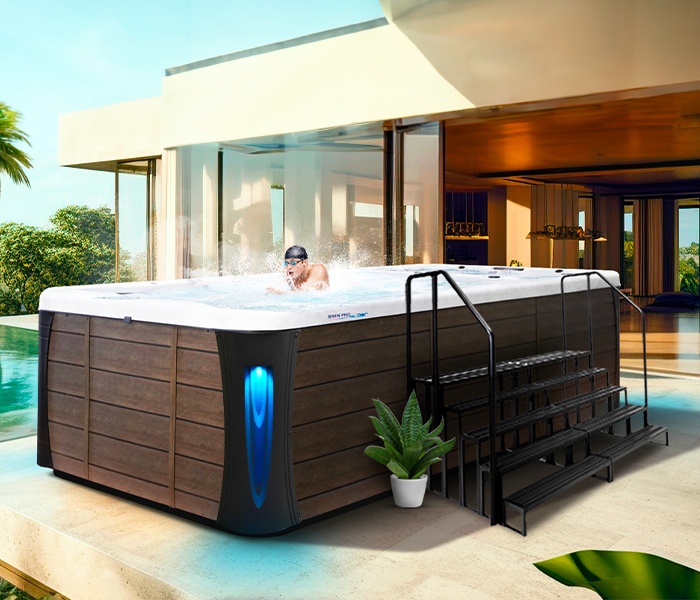 Calspas hot tub being used in a family setting - Frisco